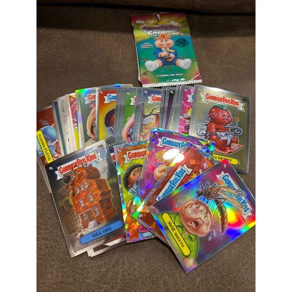 Topps Garbage Pail Kids Chrome 1986 Original Series 5 Blaster Box 6 Packs (2022) - Picture 3 of 3